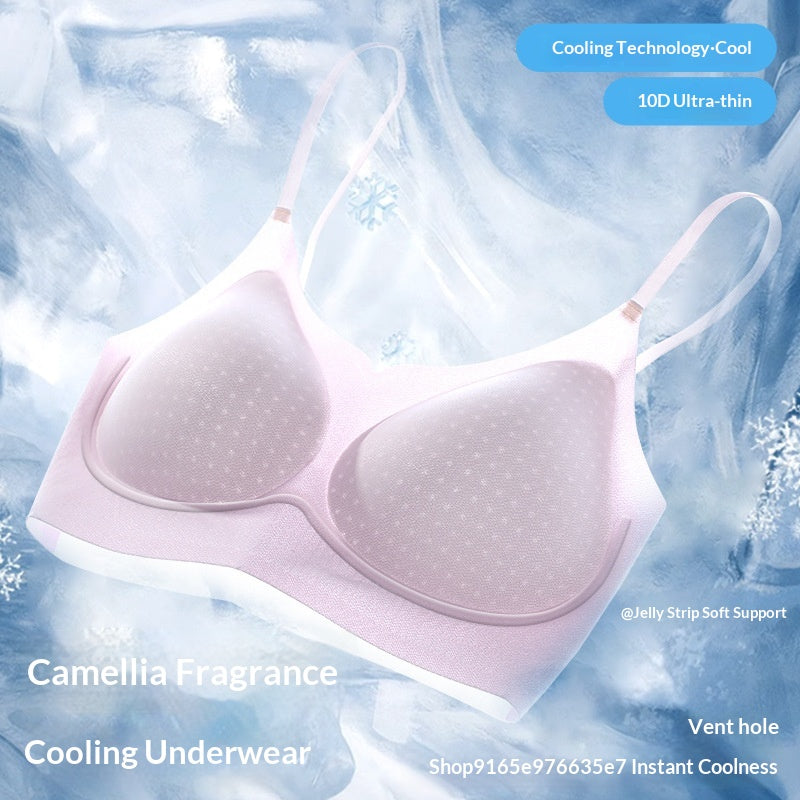 Cooling Ice Cup Seamless Womens Lingerie