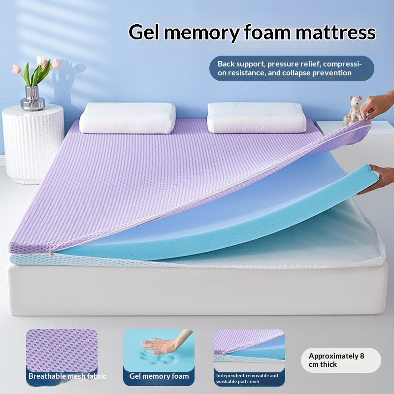 Gel Memory Foam Mattress For Home Use