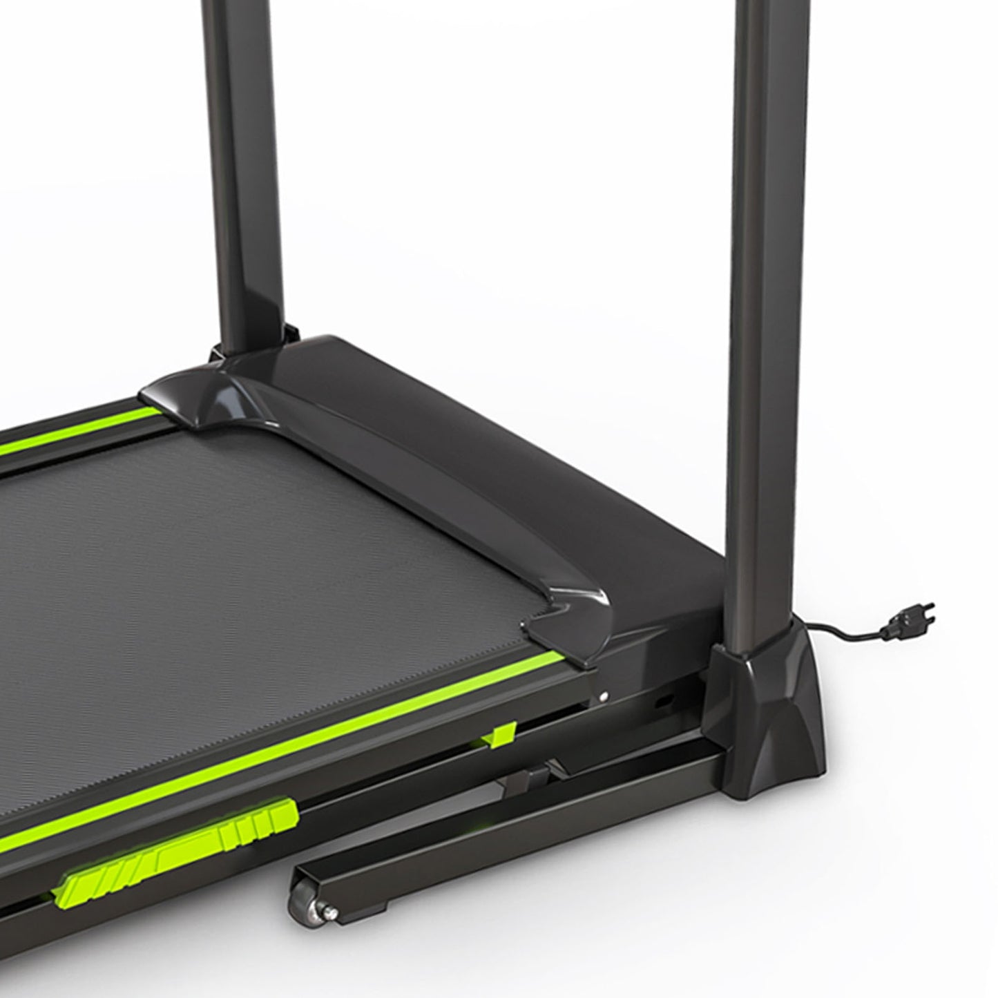 3.5  Portable Foldable Treadmill With Handles  Slope Home Walking Running Treadmill 0.5-7.5 MPH 330 Lb Weight Capacity