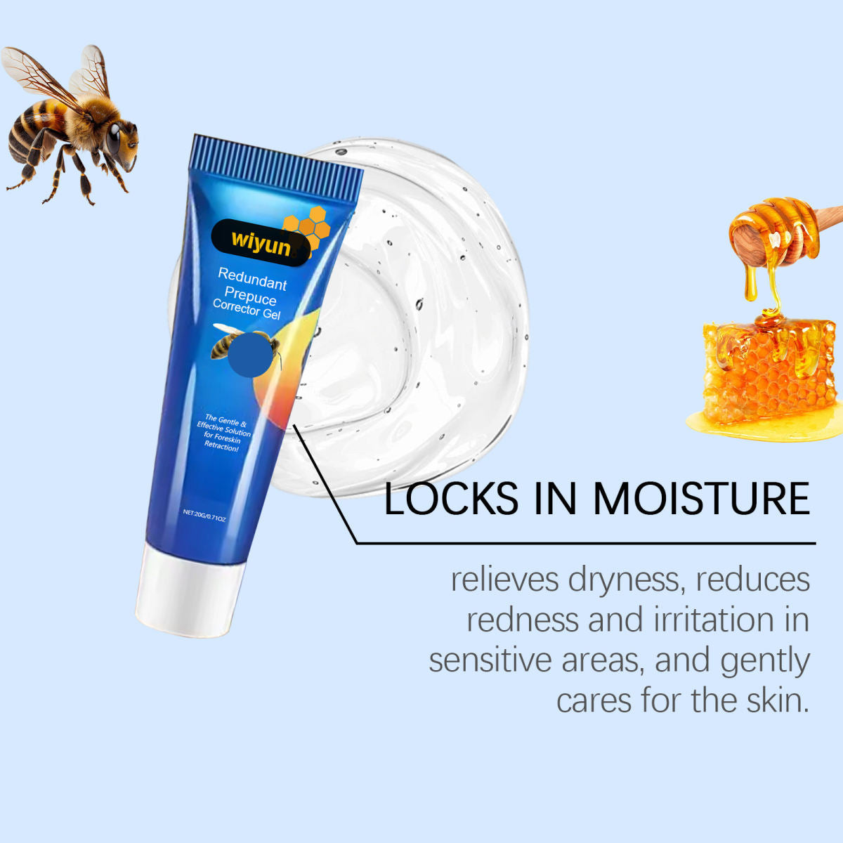 Men's Refreshing Moisturizing Massage Care Gel