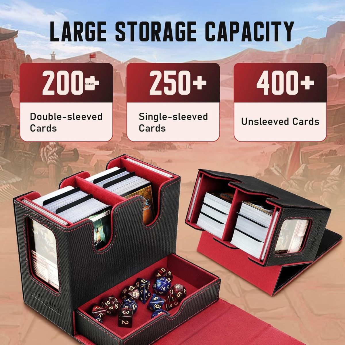 Dice And Card Storage Box Suitable For Deck Boxes