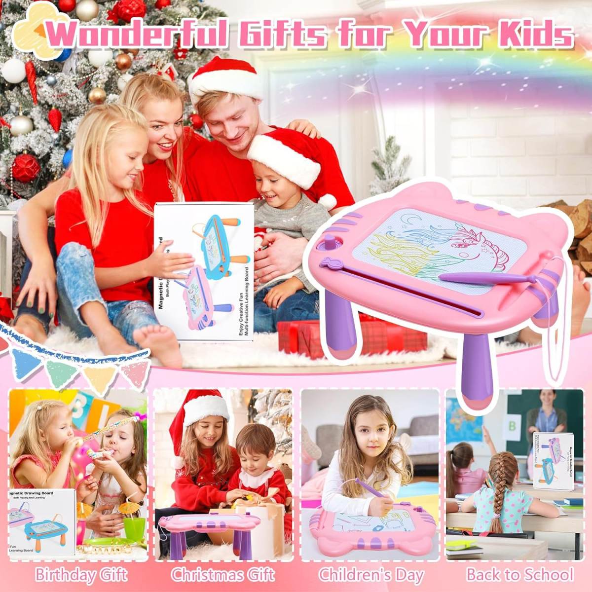 Color Screen Doodle Board Educational Toys