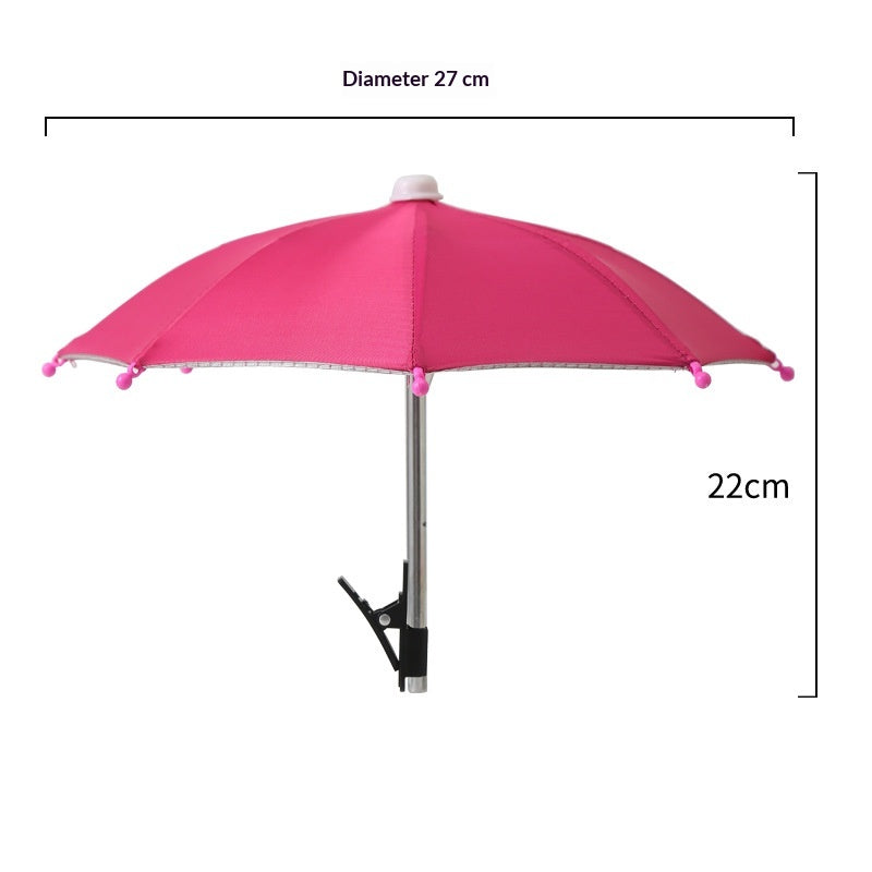 Phone Holder Umbrella Clip Outdoor Umbrella Phone Mount