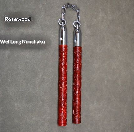 Rosewood Double-ended Stick Fitness Stick Two-section Stick