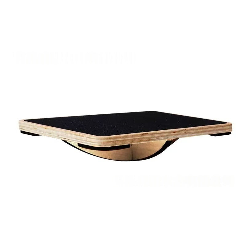 Simple Wooden Yoga Balance Training Board For Home Use