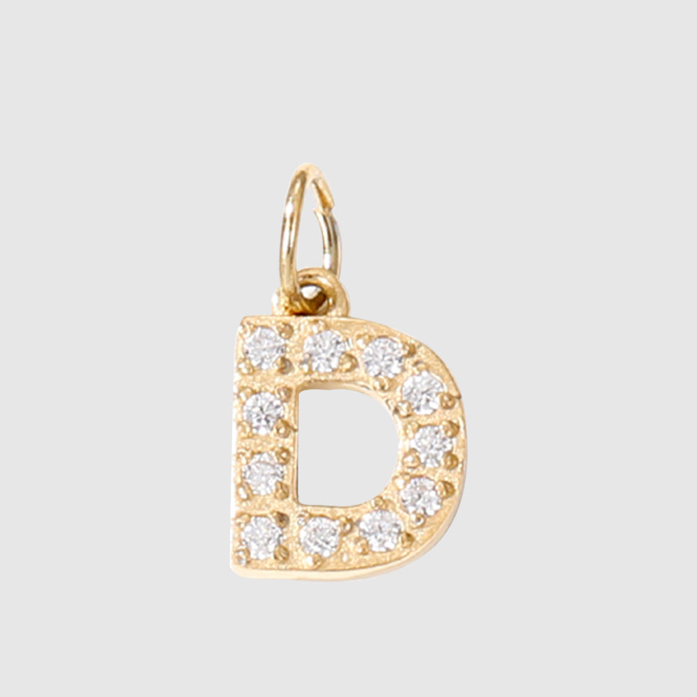 1 Piece 304 Stainless Steel Zircon Ion Plating 14K Gold Real Plated Letter Number Polished Stretch Adjustable Pendant DIY Jewelry Accessories