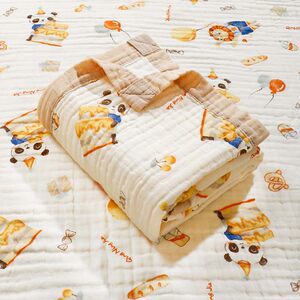Baby Bath Towel Six-layer Pure Cotton Gauze Blanket
