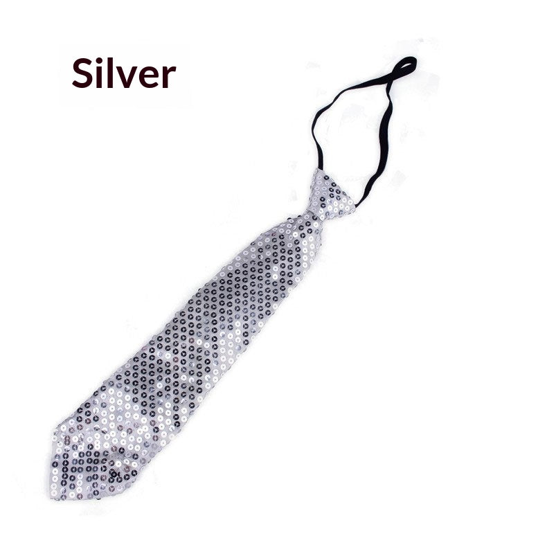 Halloween Universal Korean Version Jazz Sequin Bow Tie