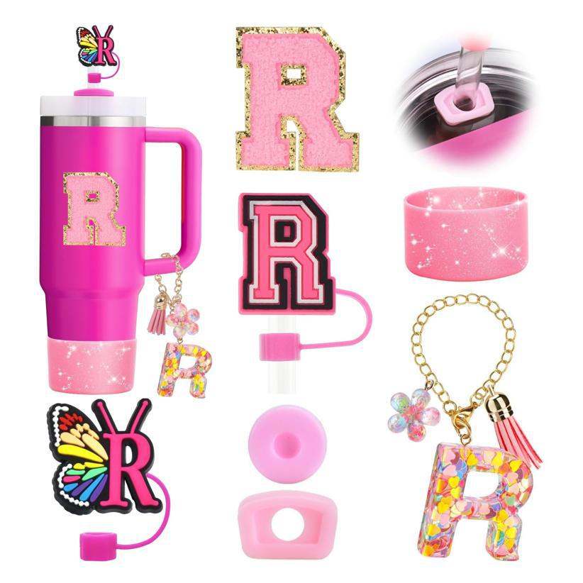Fashion Monochrome Alphabet Water Glass Accessories