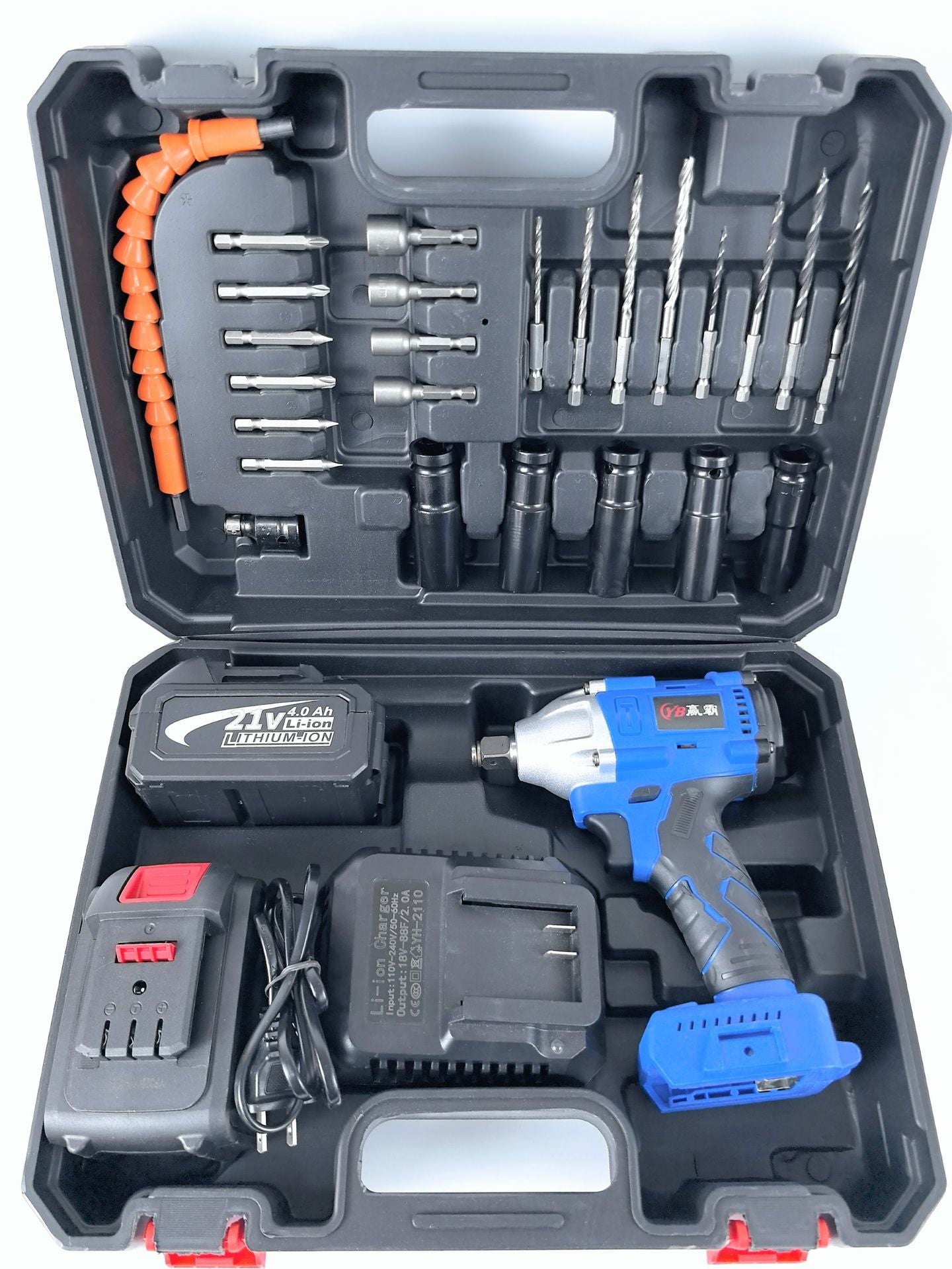 Brushless High Torque Electric Impact Wrench Charging Lithium Battery