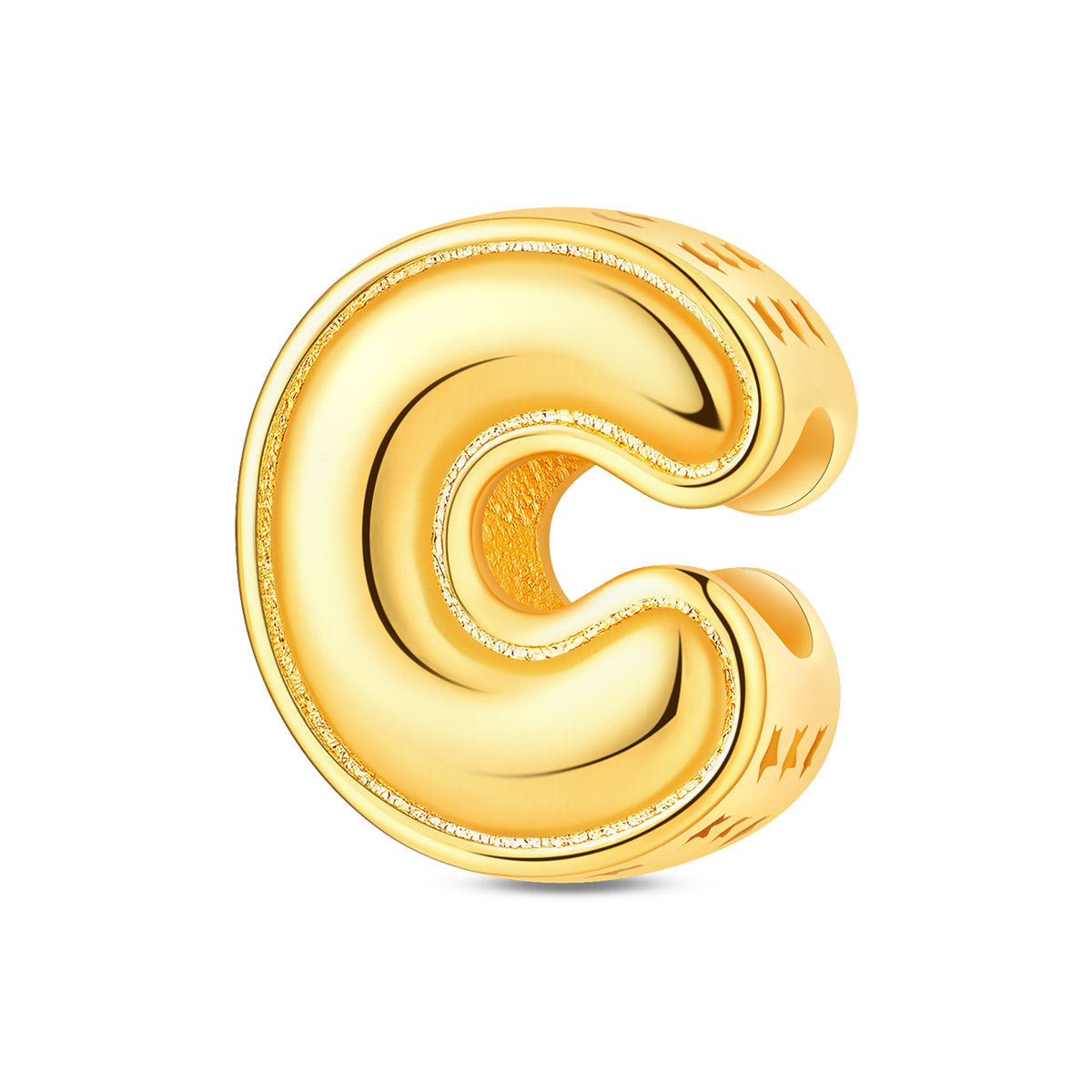 Gold-plated Copper DIY Bracelet Bead Accessories With English Letters