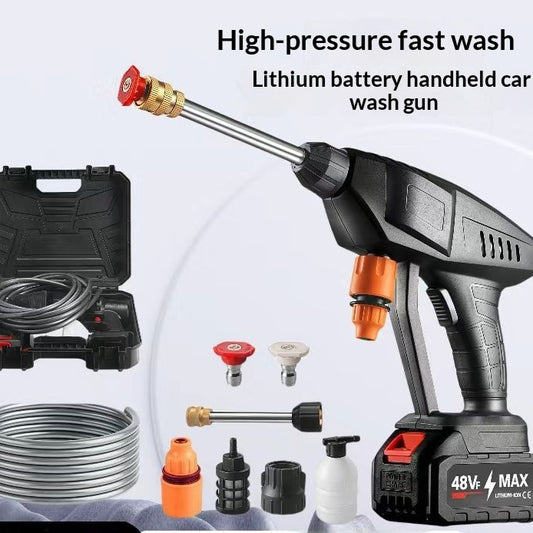 Cross-border Wireless High-pressure Car Wash Water Gun For Home Use