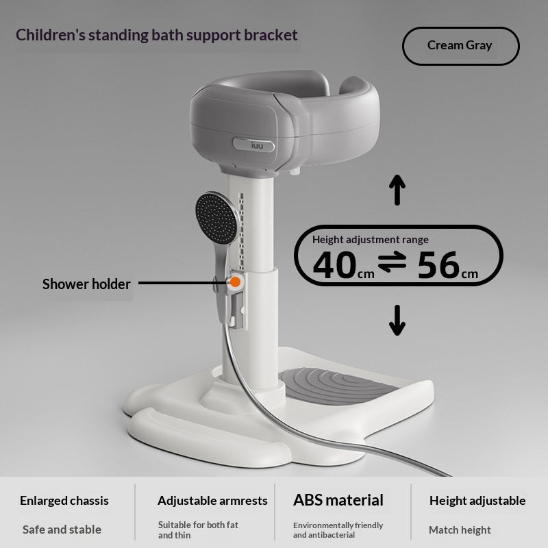 Baby Standing Bath Support With Handrails