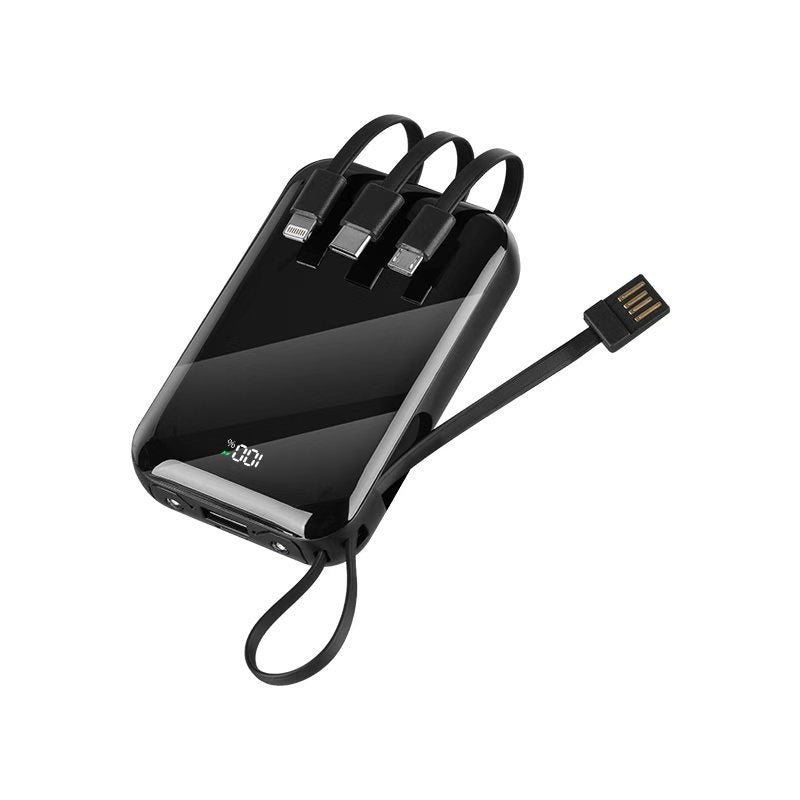 Portable Power Bank With Fast & Wireless Charging - High Capacity Battery Pack For IPhone, Android & AirPods, Travel-Friendly Emergency Charger With Safety Protection
