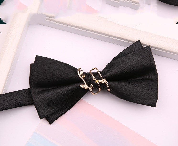 Wedding Solid Color Best Man With Branch Bow Men's Wedding Suit Tide