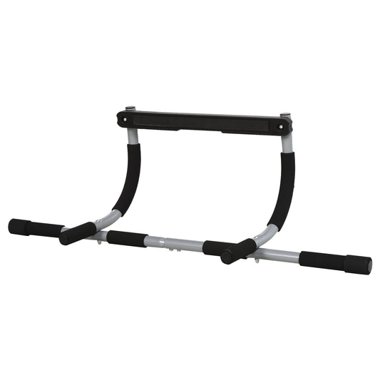 Pull Up Bar Doorway, Door Frame Chin Up Bar Push Up Bar For Home Gym Upper Body Workout, No Drilling Or Screws, Grey