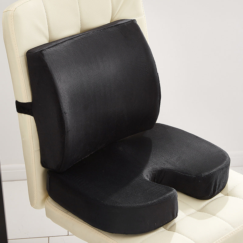 Memory Foam Lumbar Support Cushion For The Office And Car