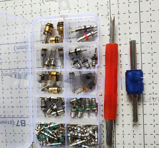 Air Conditioner Valve Core Air Conditioner Valve Core Kit Metal Accessories