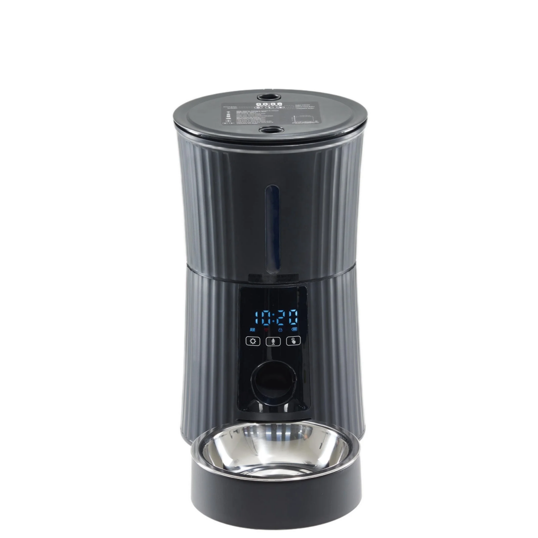 Intelligent Feeder, Equipped With WiFi Application Control Function, A 4-liter Capacity Intelligent Pet Food Dispenser Specifically For Cats And Dogs