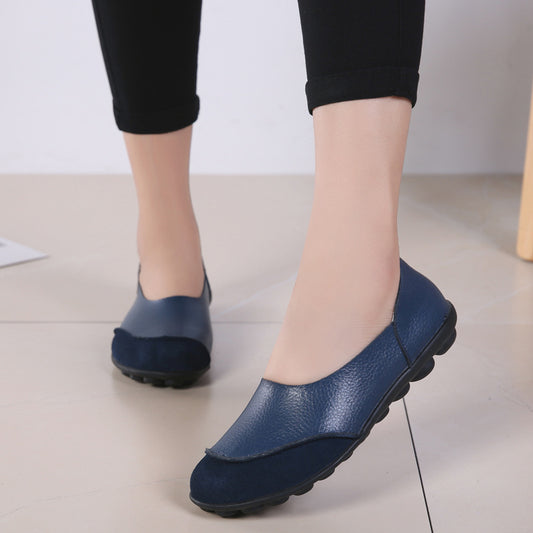 Womens Springsummer Loafers In Korean Casual Style
