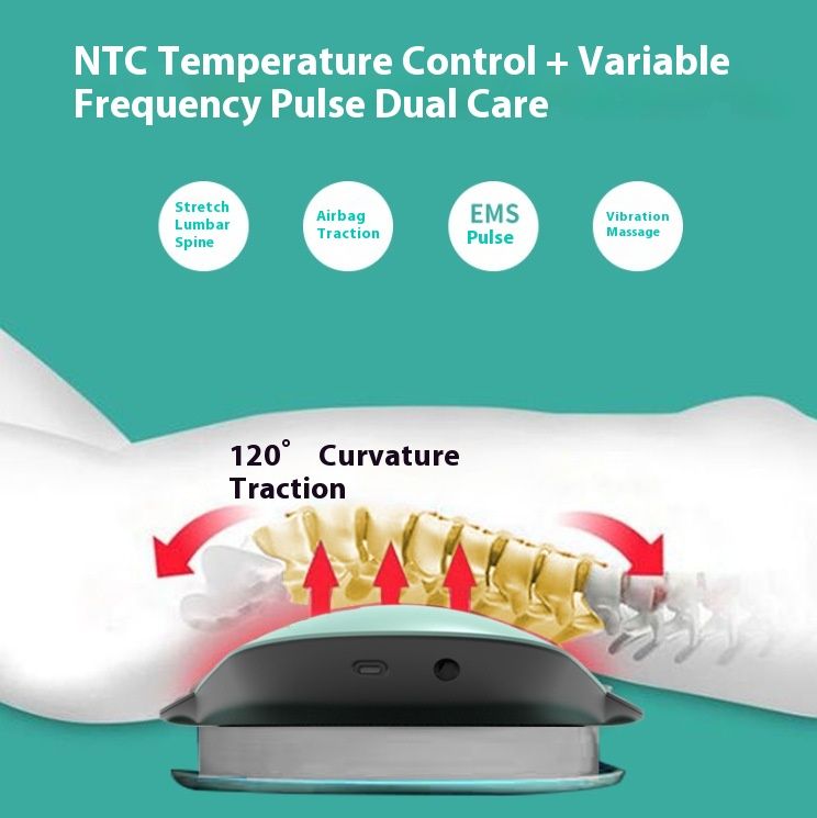 Soothing Light-heat Dynamic Lumbar Electric Massage Instrument