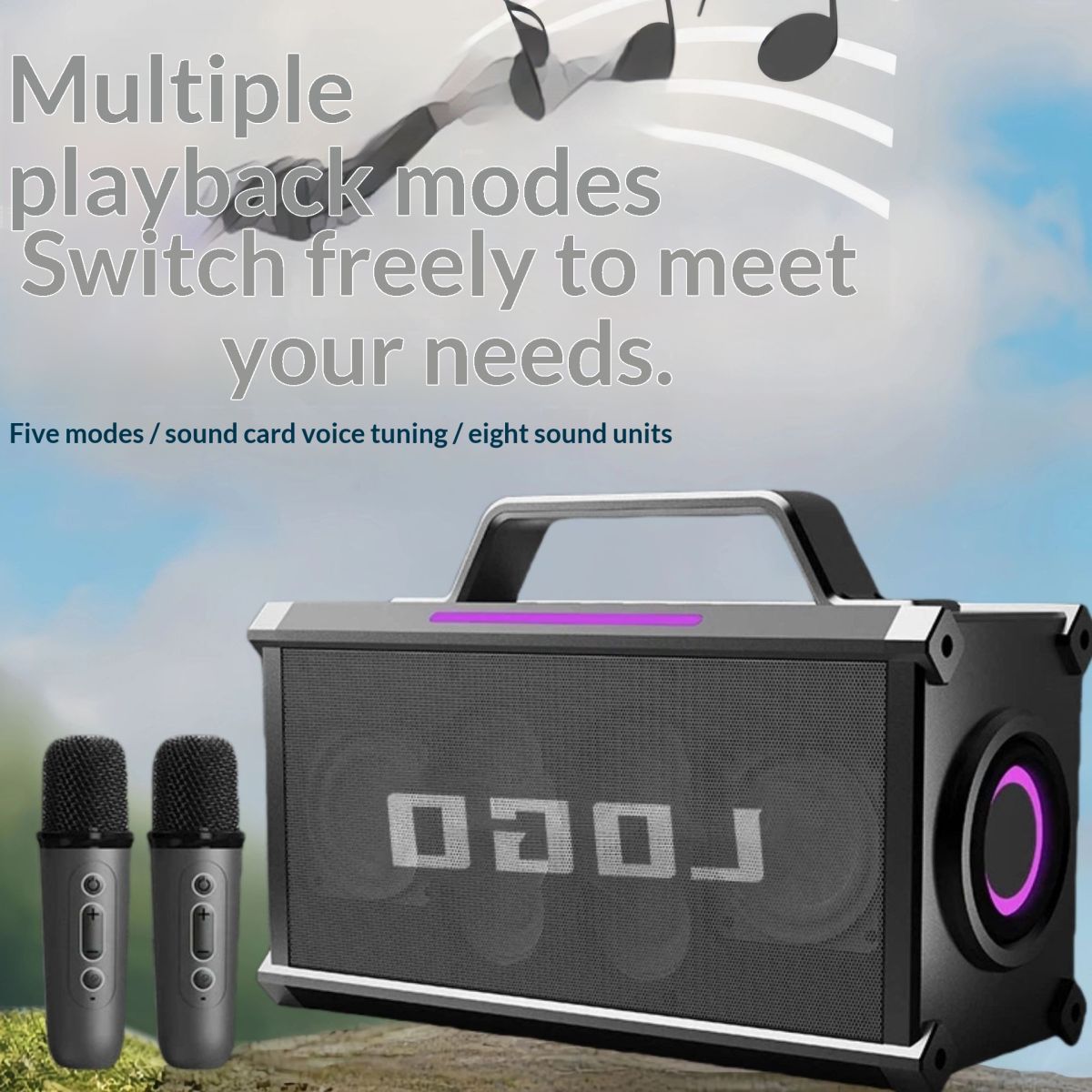 Outdoor Bluetooth Karaoke All-in-one Speaker
