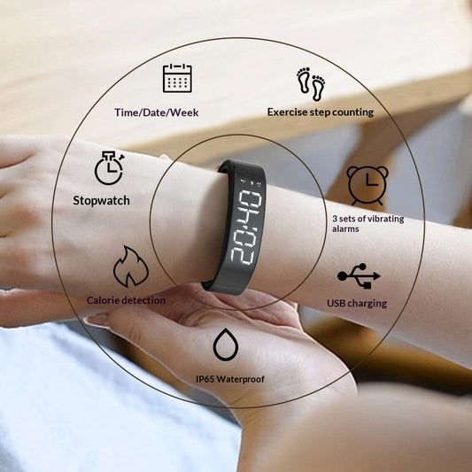 Smart Wristband Round Screen Color Screen Sound