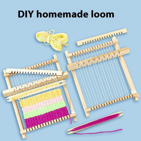 DIY Homemade Loom Technology Making Small Toys Creative Ancient Spinning