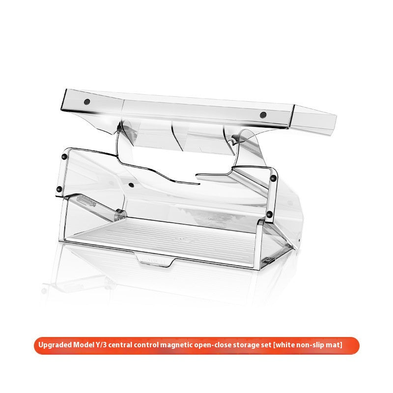 Center Console Screen Lower Storage Box ETC Non-slip Storage Compartment Accessories