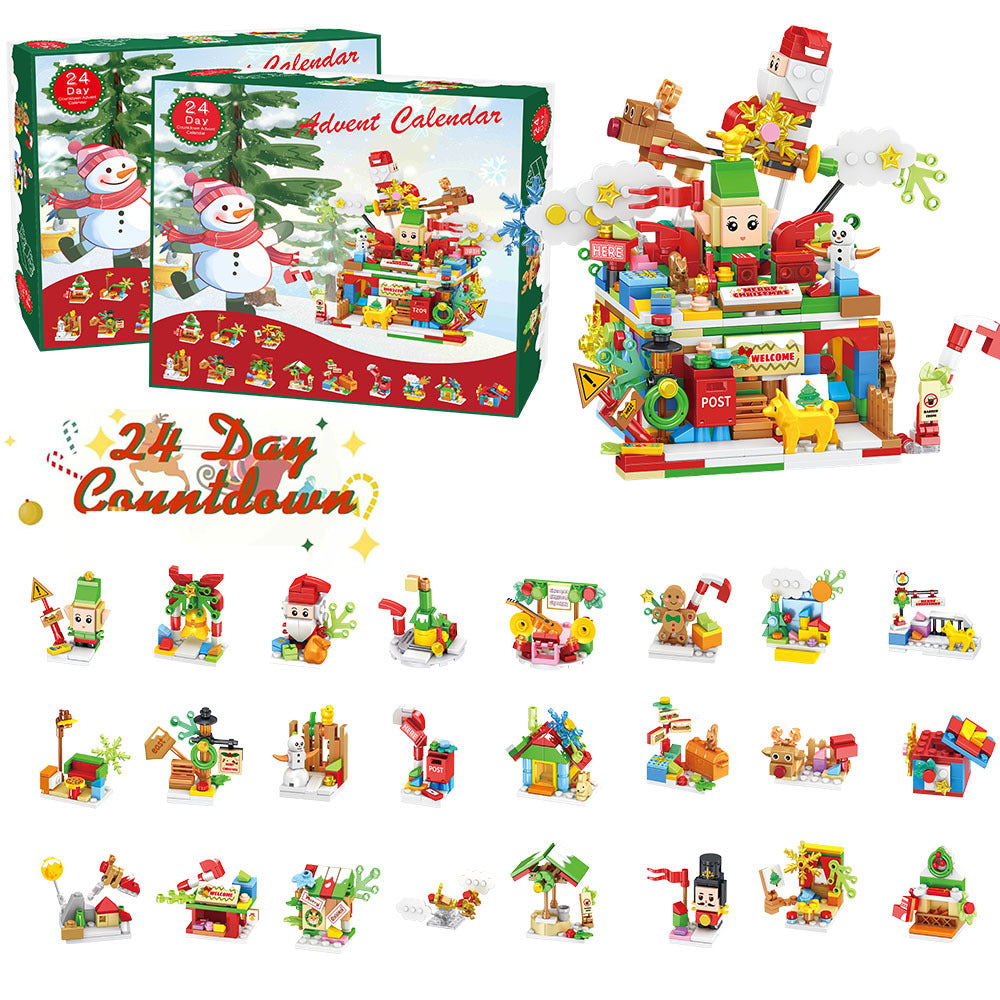 Christmas Tree Building Blocks Christmas Blind Box Christmas Gifts