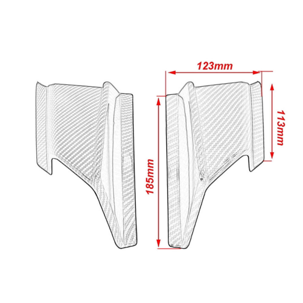 Motorcycle Body Modification Decoration Side Wing Accessories