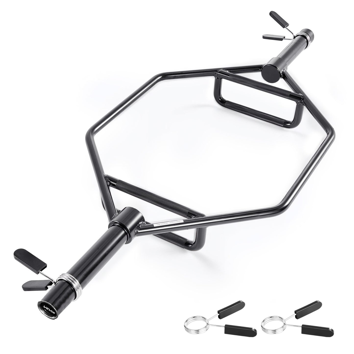 Trap Bar Hex Bar, 2-Inch Hex Barbell, 800 LBS Capacity Shrug Bars With Knurled Grips, Weightlifting And Strength Training Equipment, Home Gym For Squats, Deadlifts, Shoulder Presses, Black