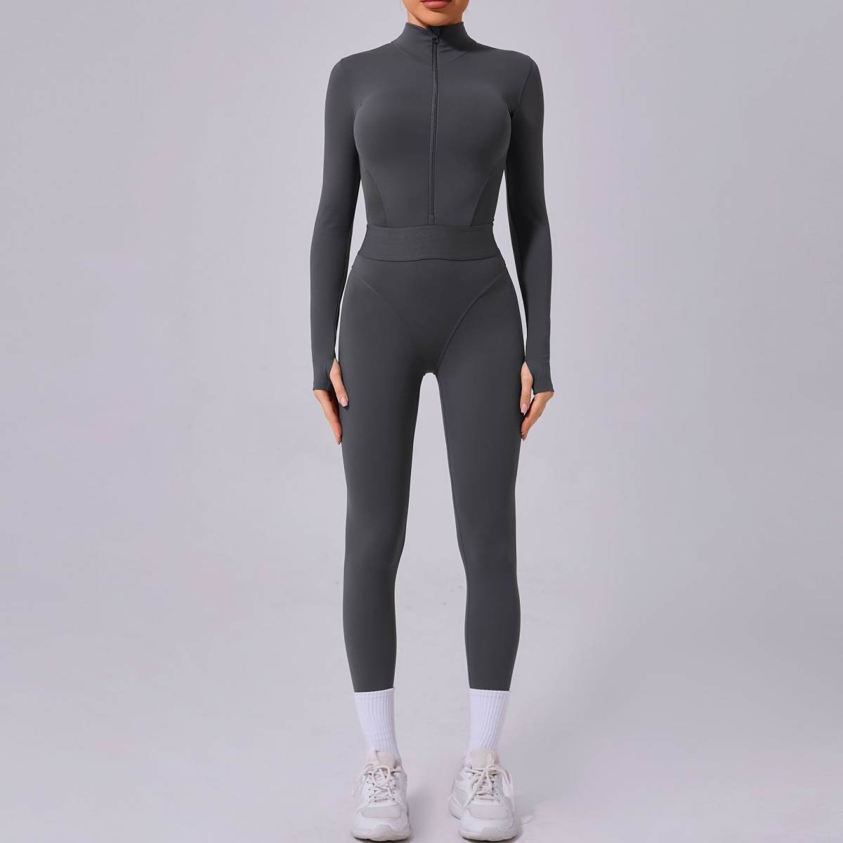 Women's Yoga Jumpsuit Tight Mesh On Both Sides