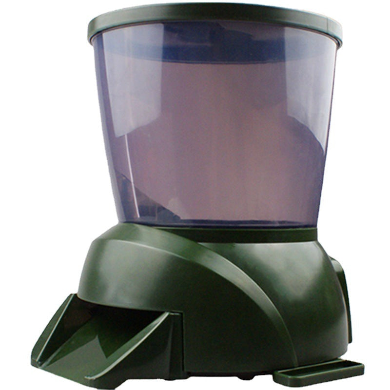 Timing Quantitative Fish Tank Pond Feeding Machine