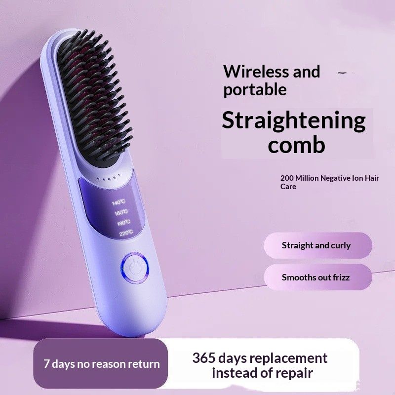 Charging-style Negative-ion Straightening Comb For Home Use