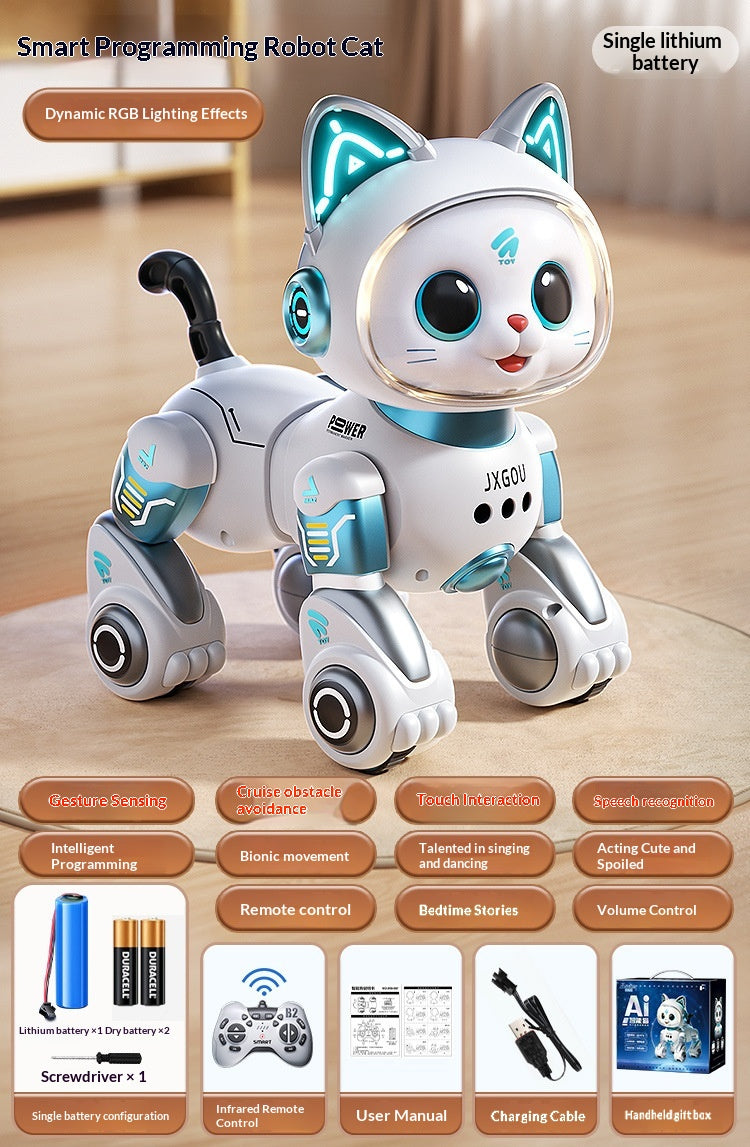 Smart Doraemon Toy Car Remote-Controlled Multi-Functional Little Car