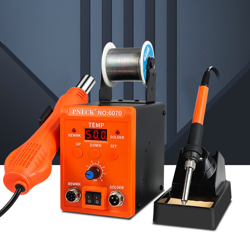 Two In One 8586 Desoldering Station Heat Gun Mobile Phone Repair
