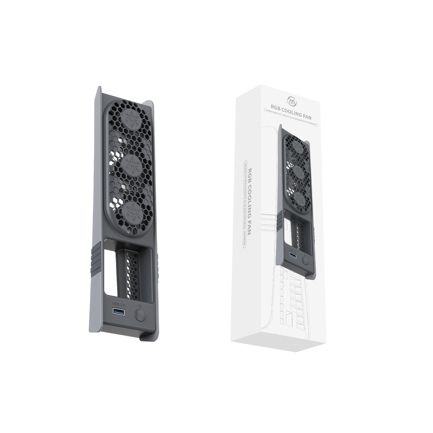 Host Universal Cooling Fan Intelligent Temperature Control Rear