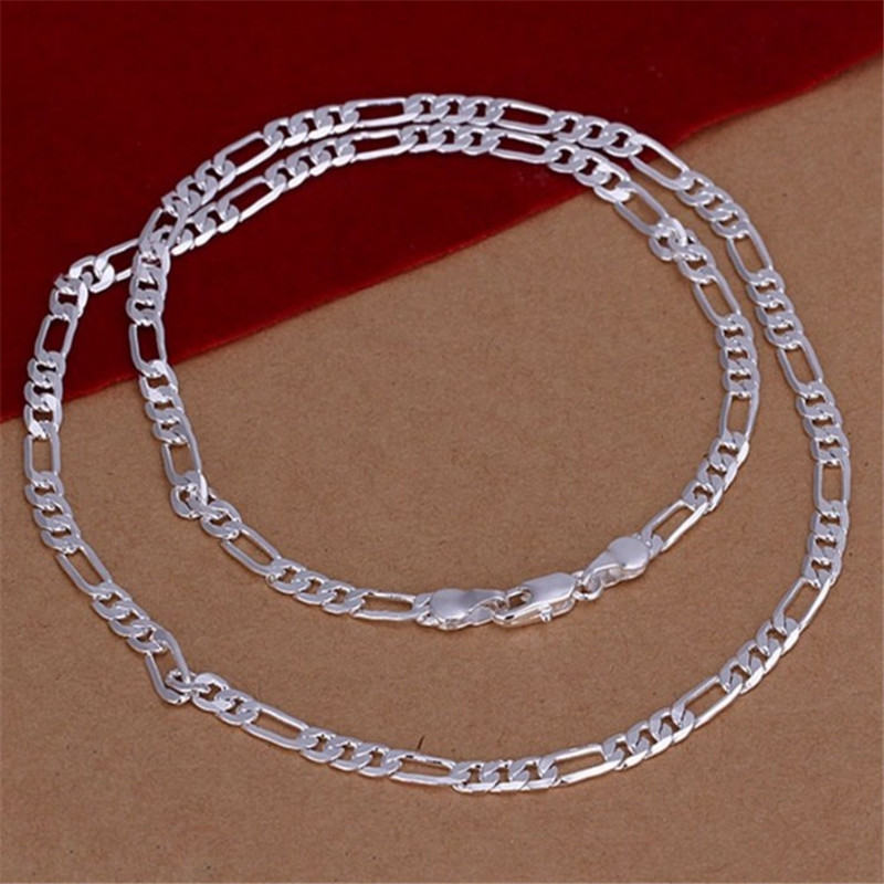 Simple Women's Silver Plated Sweater Accessories Necklace