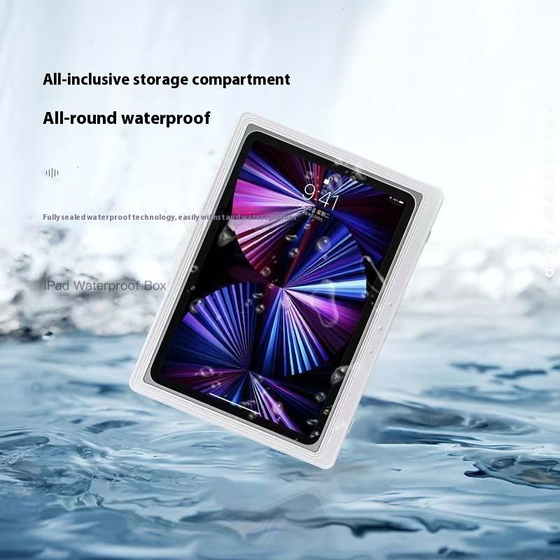Rotatable Flat Waterproof Box Bathroom Mobile Phone Storage Rack