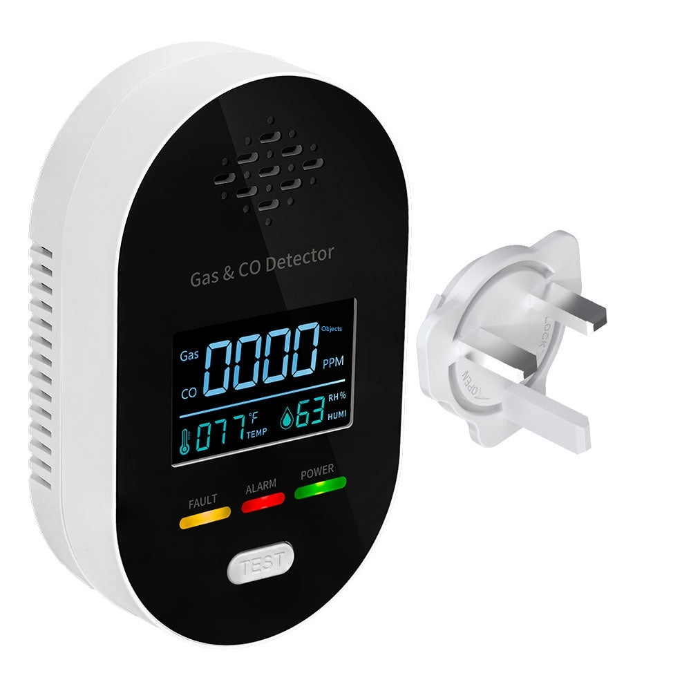 Carbon Monoxide Detector For Home And RV Four-in-onemeasures Temperature Humidity And Gas