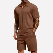 Cross-border European-size Best-selling Mens Summer Plaid