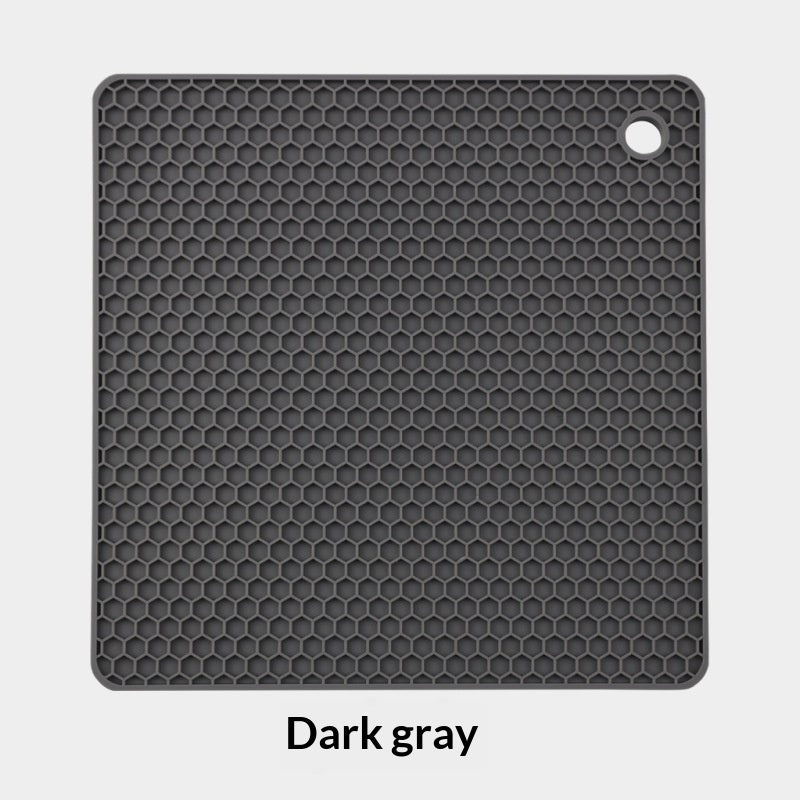 Insulated Silicone Honeycomb Mat Square Kitchen Placemat