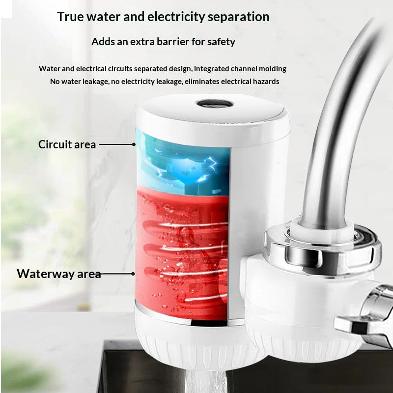 Kitchen Dual-Use Hot And Cold Instant Electric Faucet Plug-and-Play No Installation Required