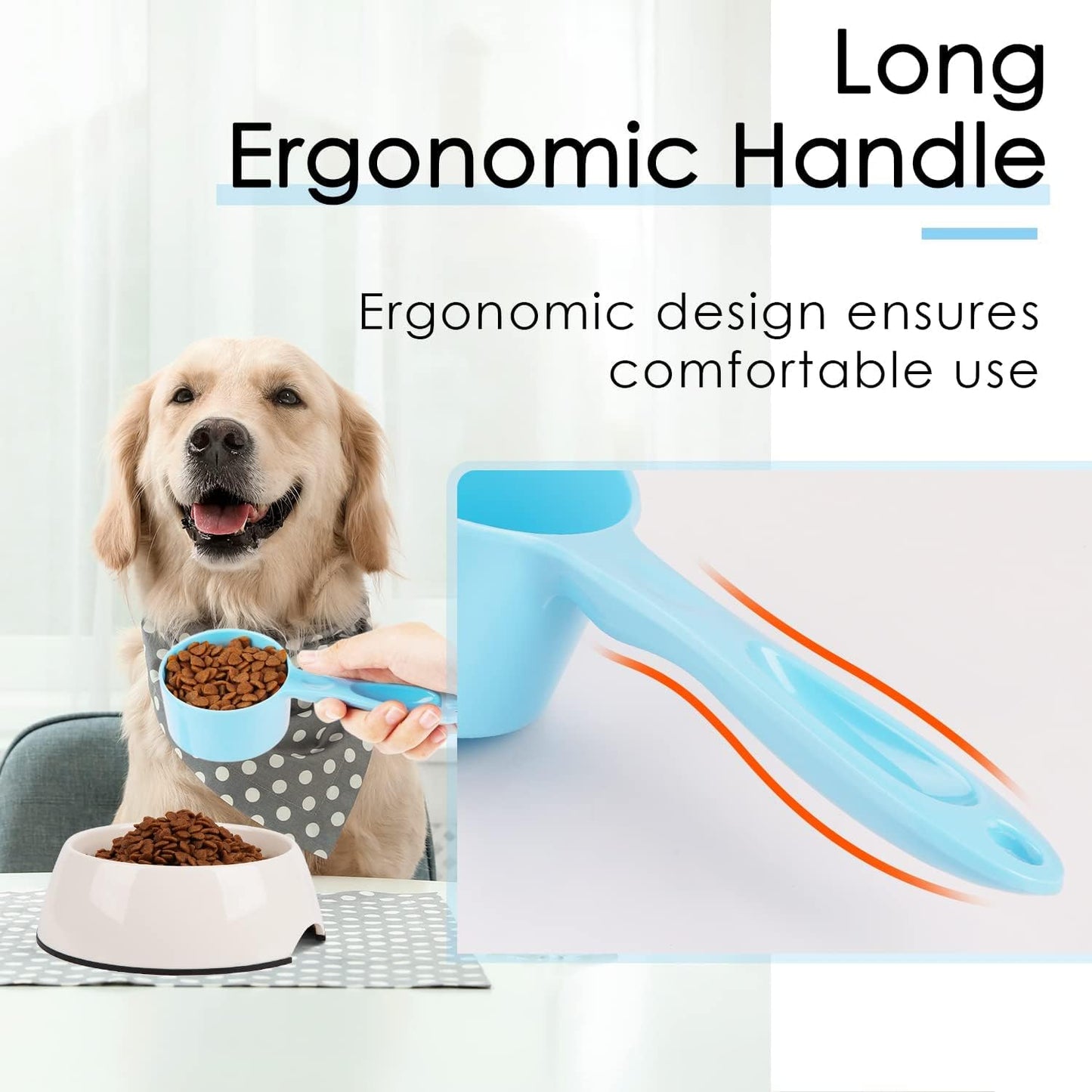 Dog Food Scoop For Container Measuring Scoop For Dogs Cats Birds And Rabbits Pet Food Feeding Scoop