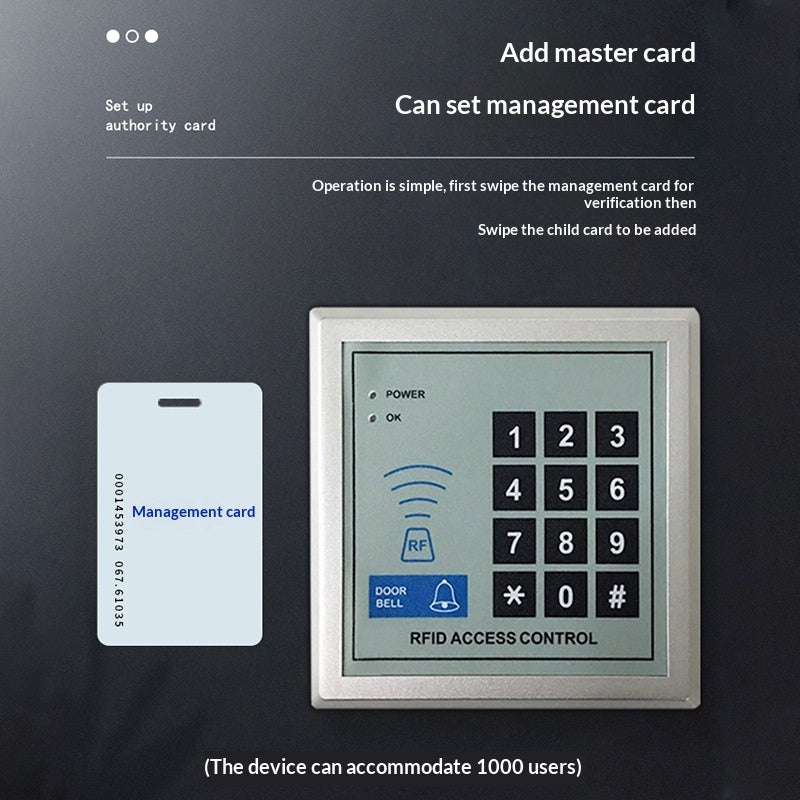 ID Access Controller Door Card Reader System All-in-one Smart Access Control