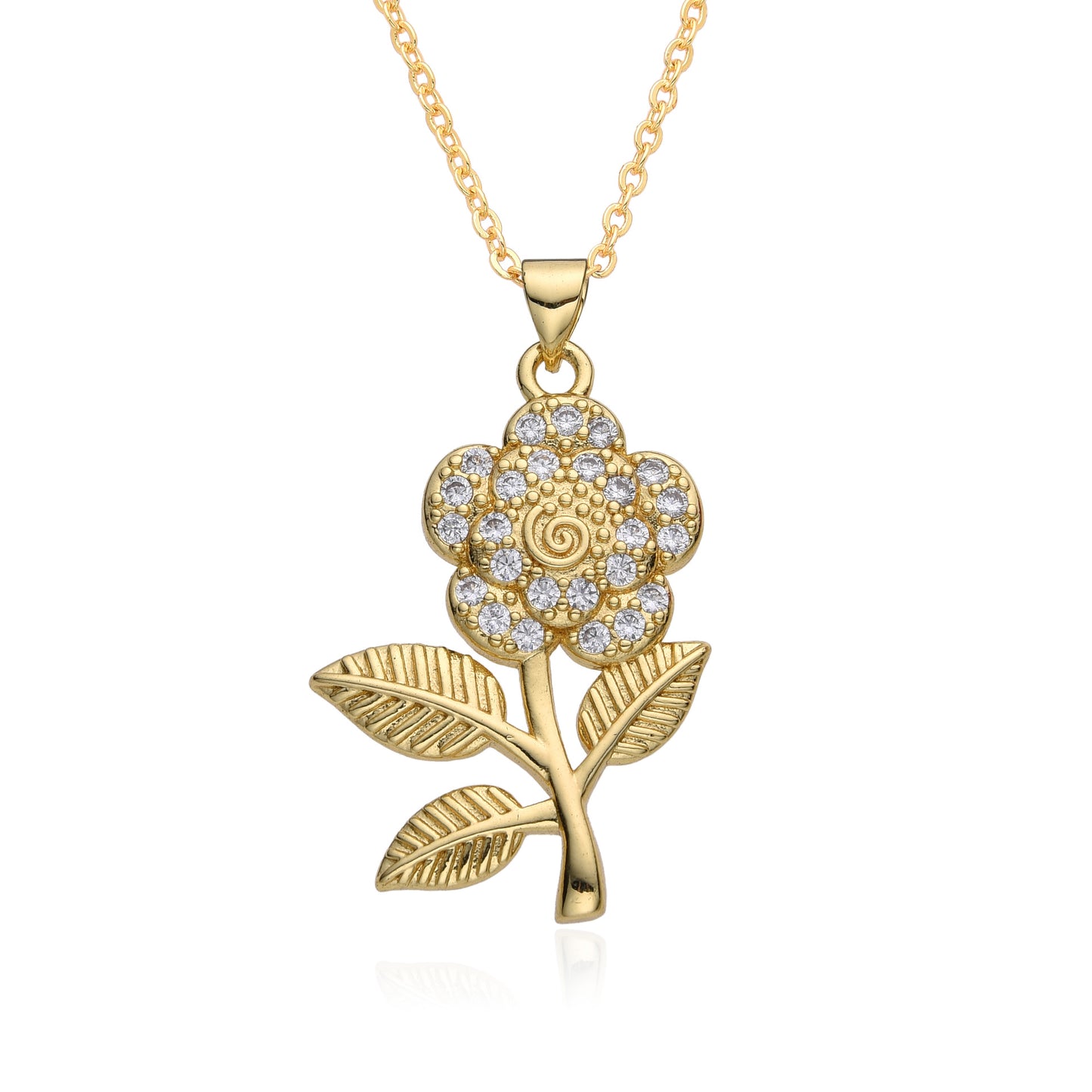 Fashion Personality Rose Women's Pendant Necklace Female Accessories