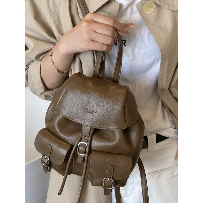 Korean-style Fashionable Streetwear Travel Backpack For Students