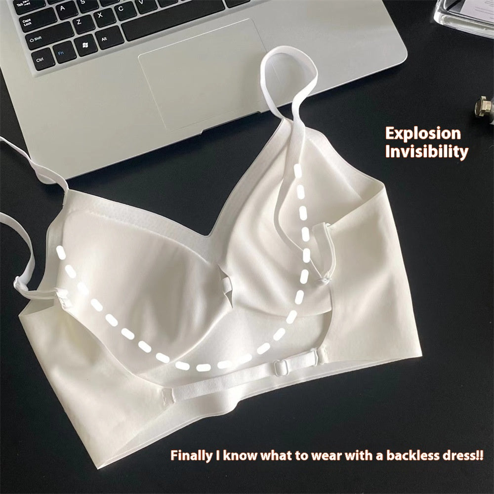 Women's U-shaped Beauty Back Push Without Back One-piece Bra