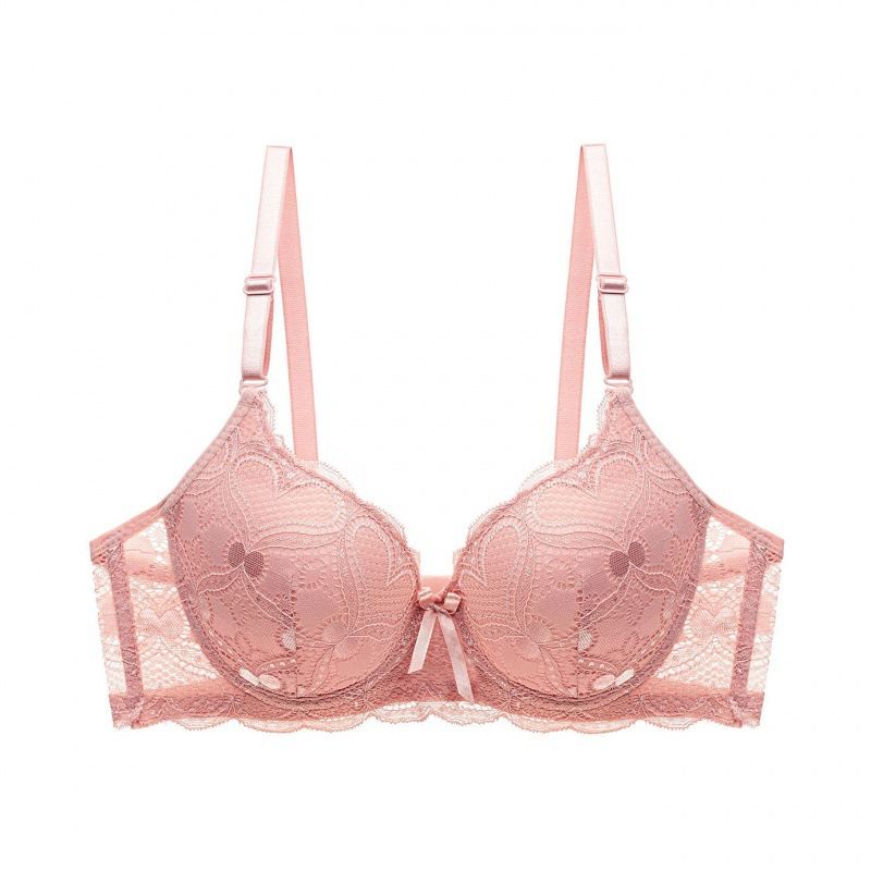 Lace Hollow Massage Push Up Bras Underwear For Women
